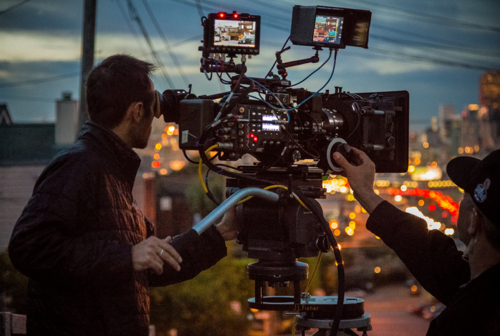 film set movie on location crew camera