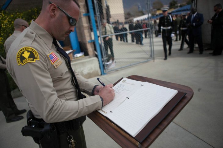 San Bernardino Sheriff's Funeral
