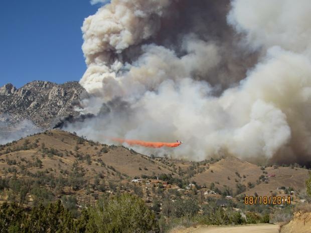 The view from Old State Road on August 18, 2014.
