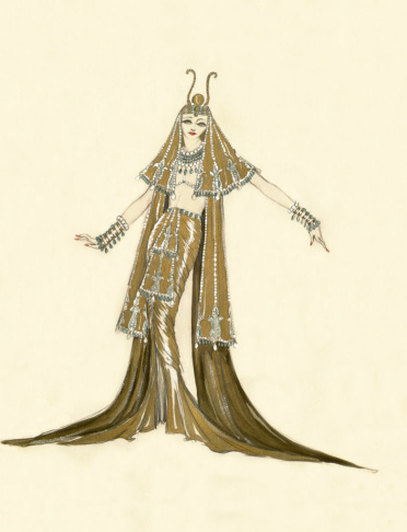 Costume design sketch