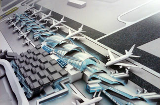 Rendering of expanded Tom Bradley International Terminal.