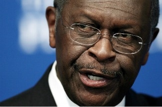 Republican presidential candidate Herman Cain speaks at the National Press Club October 31, 2011 in Washington, DC.