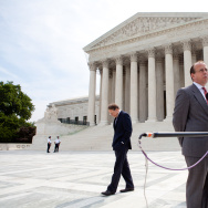 Paul Clement outside the Supreme Court
