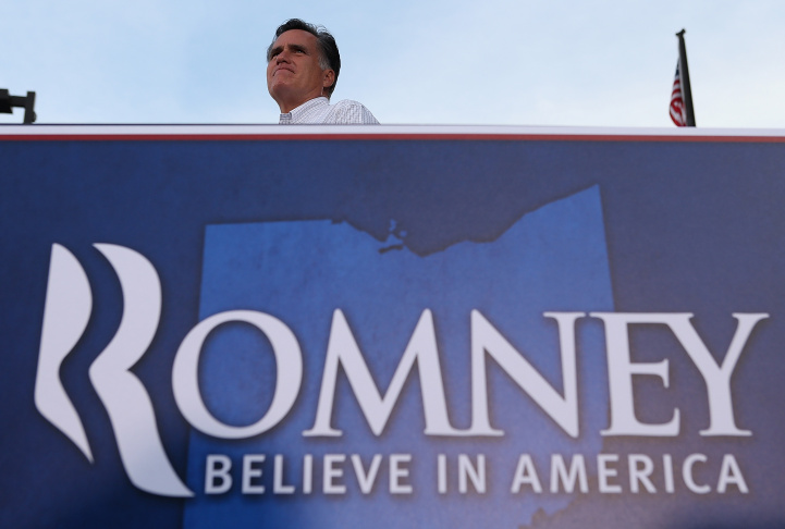 Mitt Romney Finishes His Four Day Bus Tour In Ohio