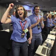 NASA's Jet Propulsion Lab Holds Viewing Of Mars Curiosity Rover Landing