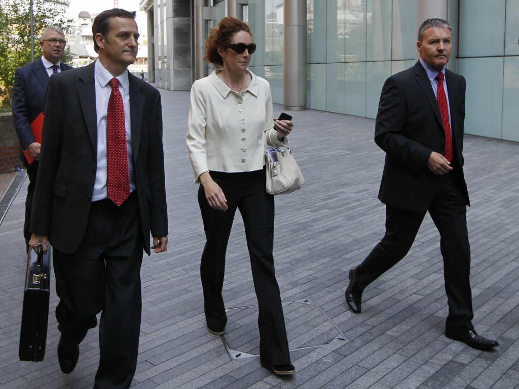 Former News International chief executive Rebekah Brooks has pleaded not guilty to five charges related to the phone hacking scandal.
