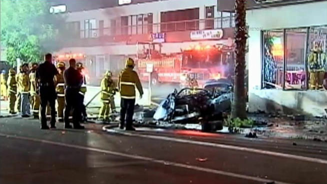 A Studio City car crash on Aug. 9, 2012 killed three, including Jason Shmelnik, who had appeared on "Dancing With The Stars."