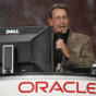 Oracle CEO Larry Ellison demonstrates Or