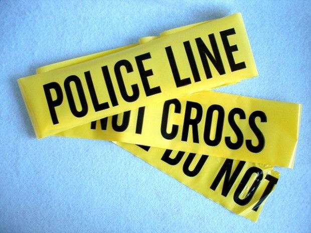 Police tape, May 2008