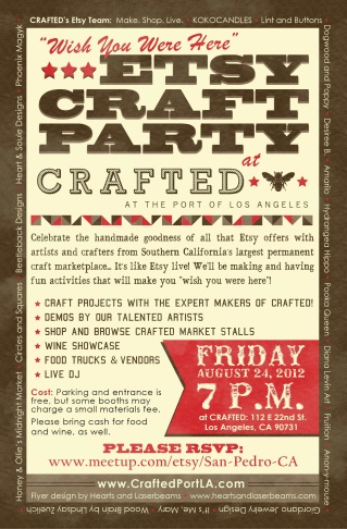 Crafted at the Port- Etsy Party