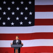 US President Barack Obama speaks during