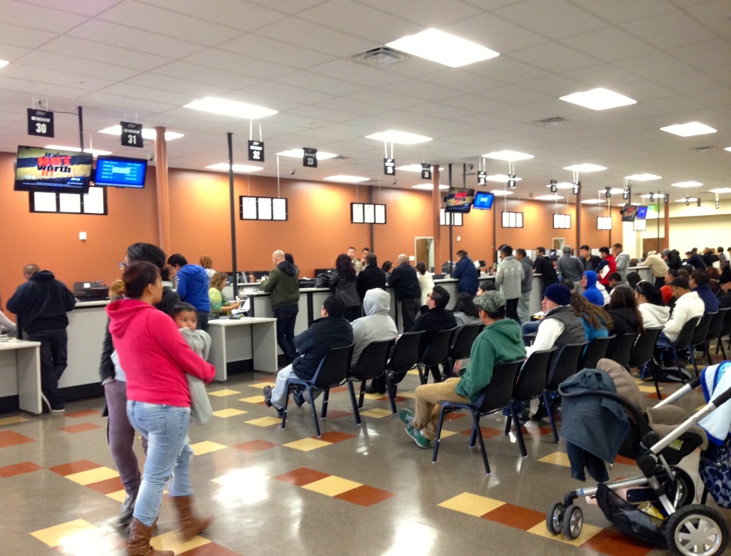 The Granada Hills location is one of four new processing centers opened by the DMV to serve first-time applicants.