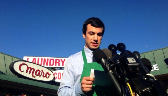 Nathan Fielder, host of Comedy Central's "Nathan for You" show, announced in February the show was behind the mysterious appearance of a "Dumb Starbucks" outlet in Los Feliz.