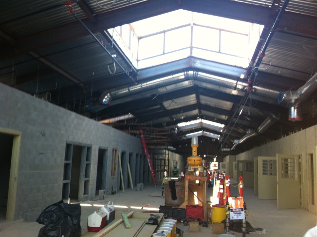California Health Care Facility, Stockton inmate housing under construction