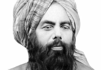 Ahmadiyya founder Mirza Ghulam Ahmad in an undated photo.