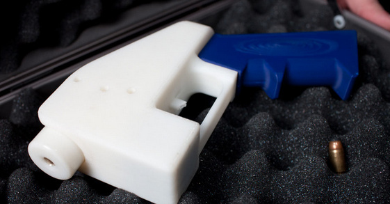 The "Liberator" is a plastic pistol fashioned by a 3-D printer by a company in Texas.