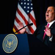 Chris Christie Delivers Remarks At Reagan Library Leadership Forum