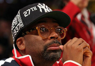 Director Spike Lee looks on during Game Six of the 2010 NBA Finals between the Boston Celtics and the Los Angeles Lakers at Staples Center on June 15, 2010 in Los Angeles, California. Lee recently unveiled his new 4-hour documentary that, in part, looks at the BP oil spill at the National Association of Black Journalists convention in San Diego.