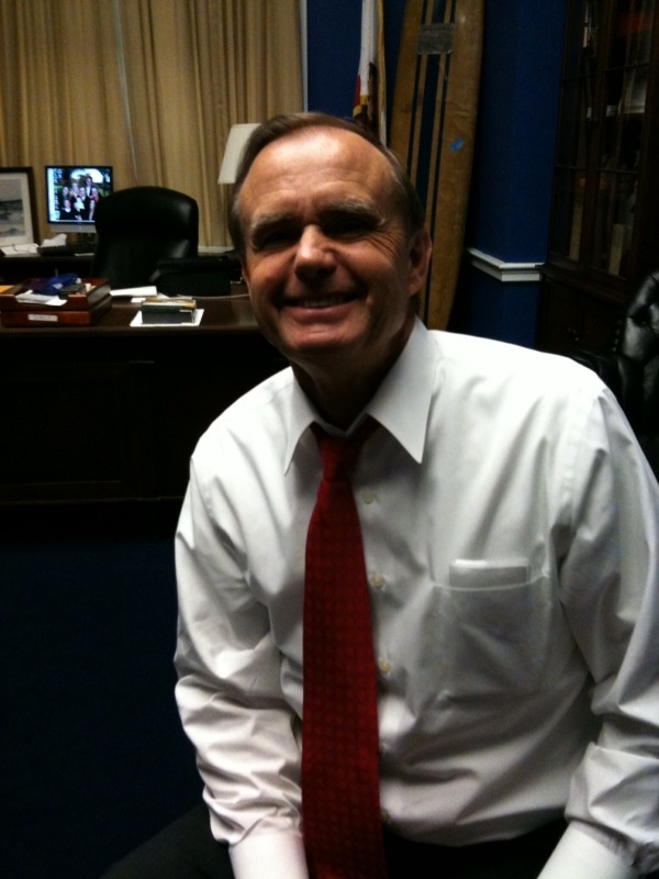 Congressman Brian Bilbray, Chair of House Immigration Reform Caucus, is leaving Capitol Hill after three terms and taking his surfboard with him.