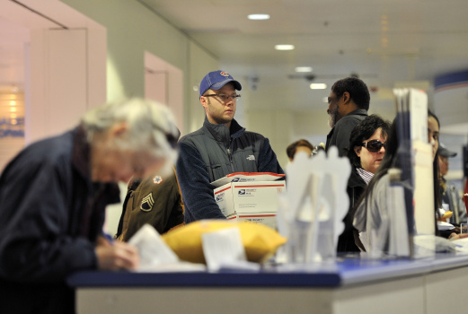 U.S. Postal Service Has Busiest Day Of The Year As Holidays Approach