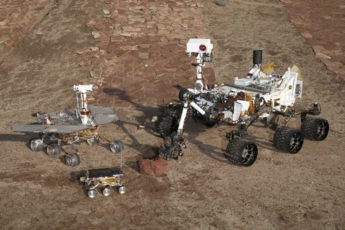 Three Generations in Mars Yard
