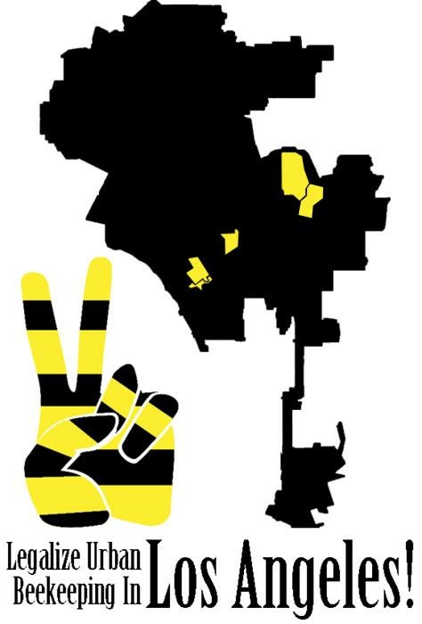 Honeylove's pressing council by council for legalized beekeeping.