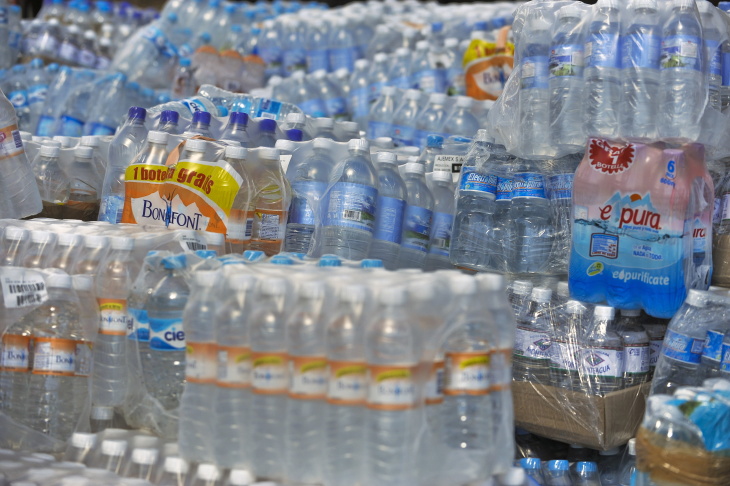 Bottled water to be sent to Haiti on Jan