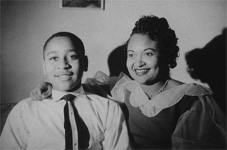 Emmett Till and his mother