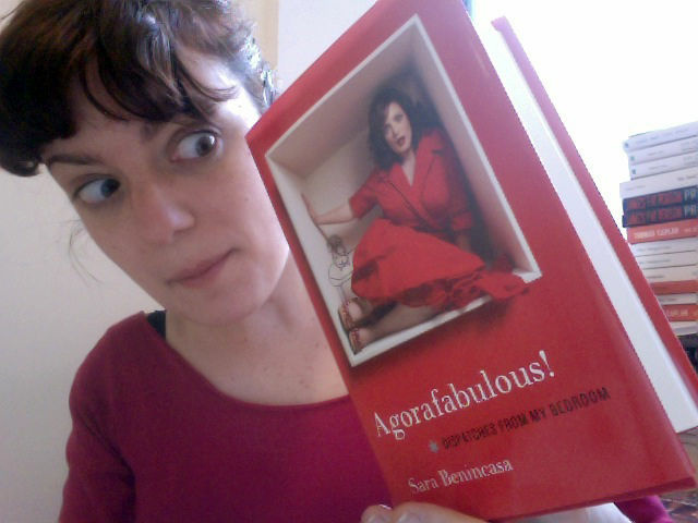 Comedian Sara Benincasa with her new book, "Agorafabulous!"