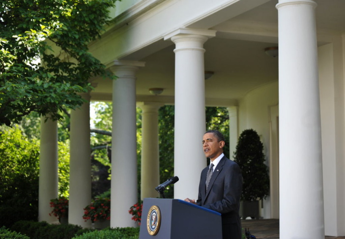 US President Barack Obama speaks on Wall