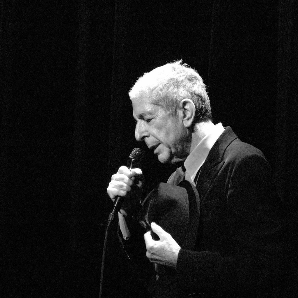 Leonard Cohen performs in Geneva in 2008.