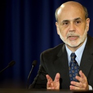 Federal Reserve Chairman Ben Bernake spe