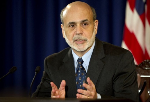 Federal Reserve Chairman Ben Bernake spe