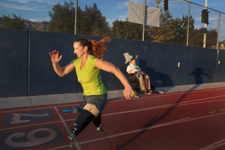 Paralympics Runner