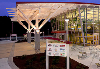 The sparkling new Delaware Travel Plaza.