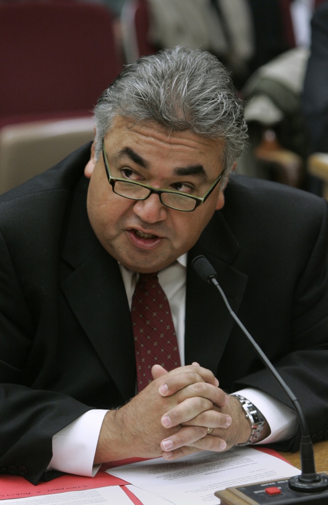 A state Assemblywoman is calling for state Sen. Ron Calderon to leave office.