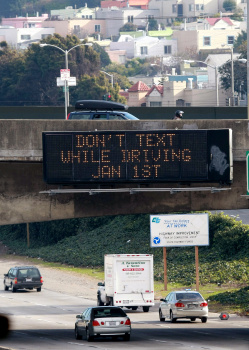 California To Outlaw Texting While Driving In 2009