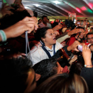 Supporters Of Mexico's PRI Party Await Election Results