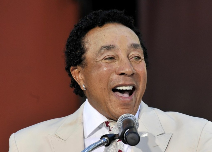 US music legend Smokey Robinson speaks a