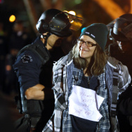 Los Angeles Police Move In To Evict Occupy LA Encampment