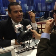 Larry Mantle interviews Antonio Villaraigosa at RNC