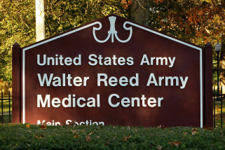 Walter Reed Army Medical Center is shown November 6, 2009 in Bethesda, Maryland.