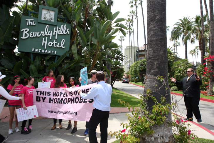 Women's Rights, LGBT, and Human Rights Groups Protest Sultan of Brunei's Human Rights Policies