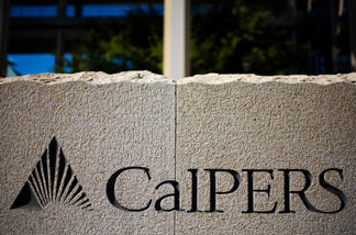 A sign stands in front of California Public Employees' Retirement System building July 21, 2009 in Sacramento, California.