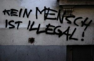 Graffiti in Munich, Germany, Feb. 2008