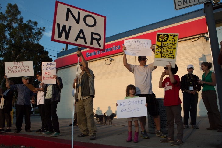 Silver Lake Syria Protest