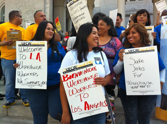 WAREHOUSE LA PROTEST