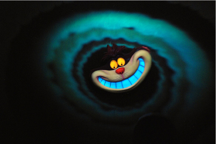 disneyland alice in wonderland cat