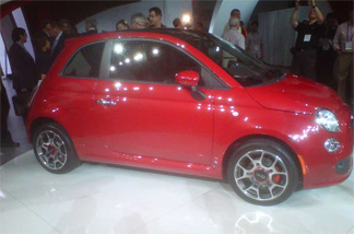 Chrysler's Fiat 500, which its designer describes as being eco-friendly. Chrysler's U.S. sales jumped 16 percent last month. The automaker said Friday it sold nearly 118,000 cars and trucks last month, a sign last year's momentum in U.S. auto sales is continuing.