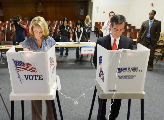Mayoral Election Held In Los Angeles